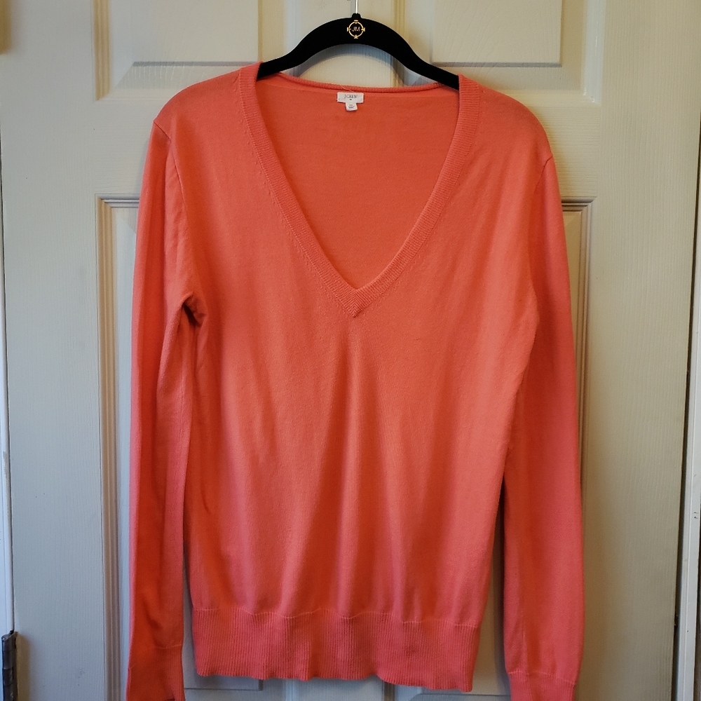 J.Crew Women's V Neck Cashmere Sweater
